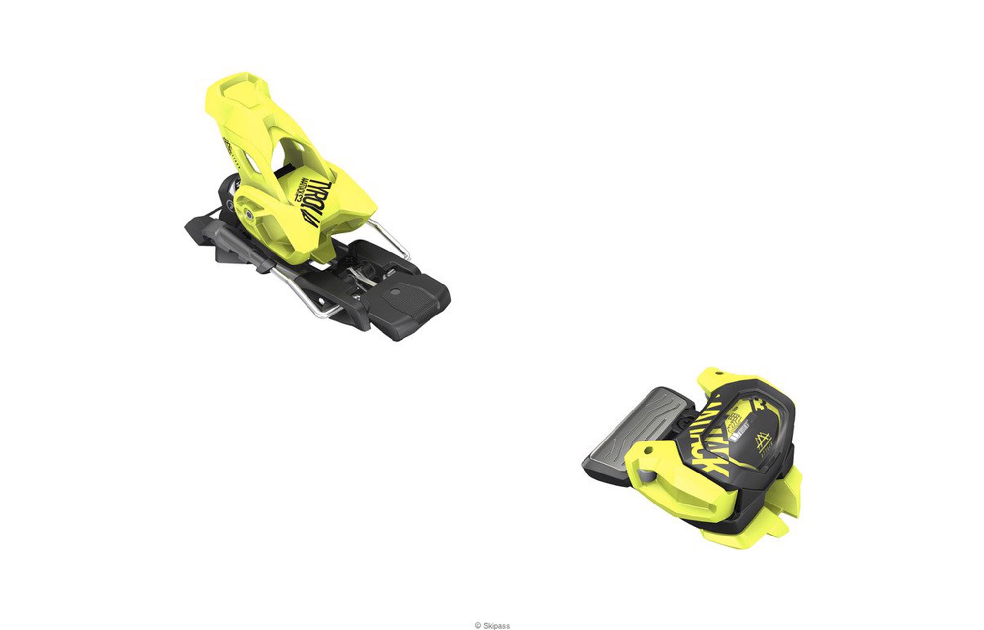 BINDINGS TYROLIA ATTACK² 11 GW YELLOW + BRAKES TYROLIA FOR ATTACK²  image number null
