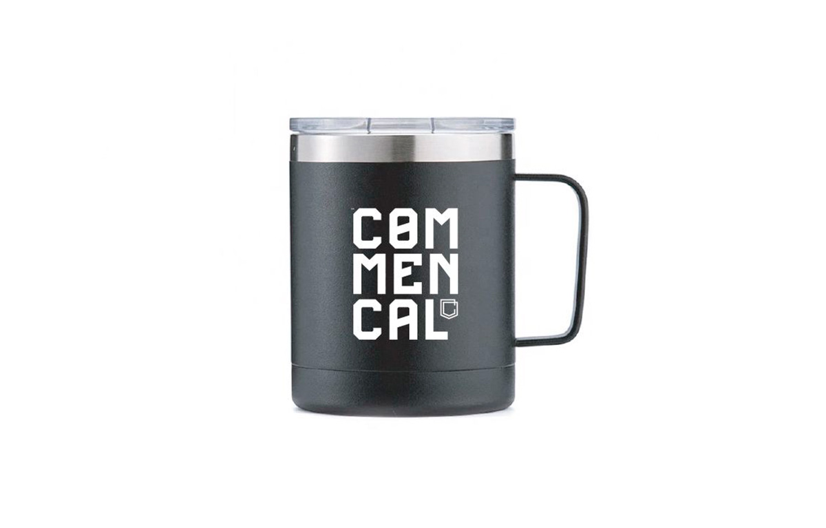 COMMENCAL ISOTHERMAL MUG BLACK image number null