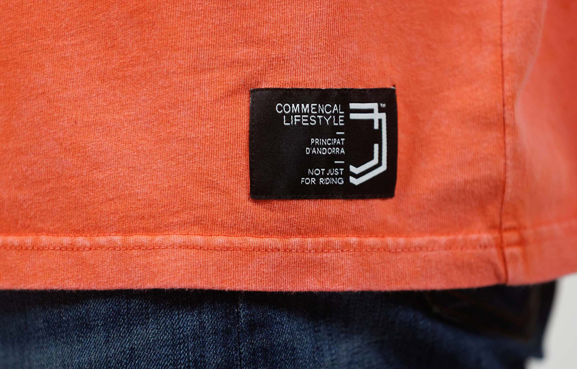 COMMENCAL WASHED T-SHIRT TANGERINE image number 3