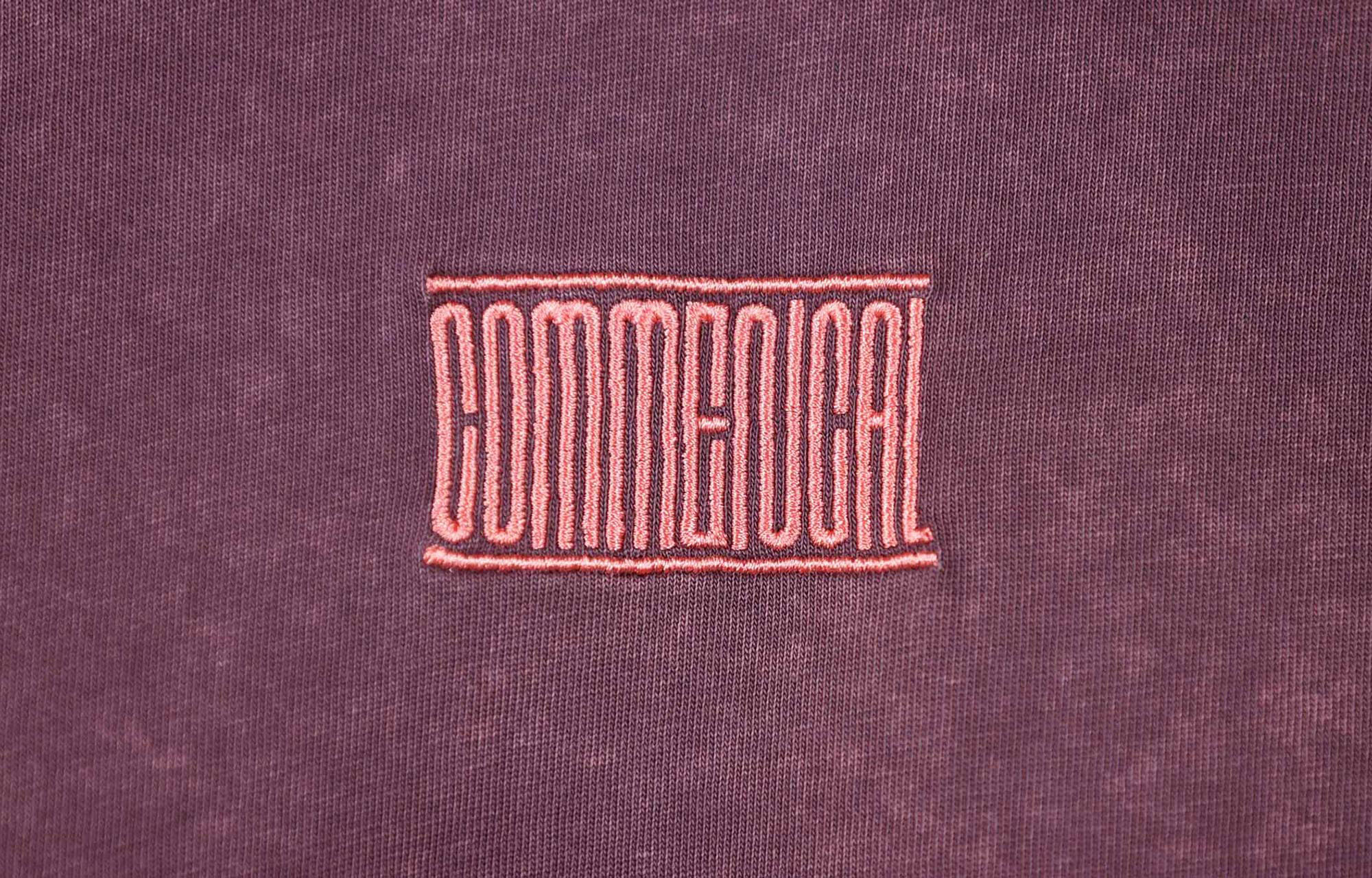 COMMENCAL WASHED LONG SLEEVE T-SHIRT WINE image number 2