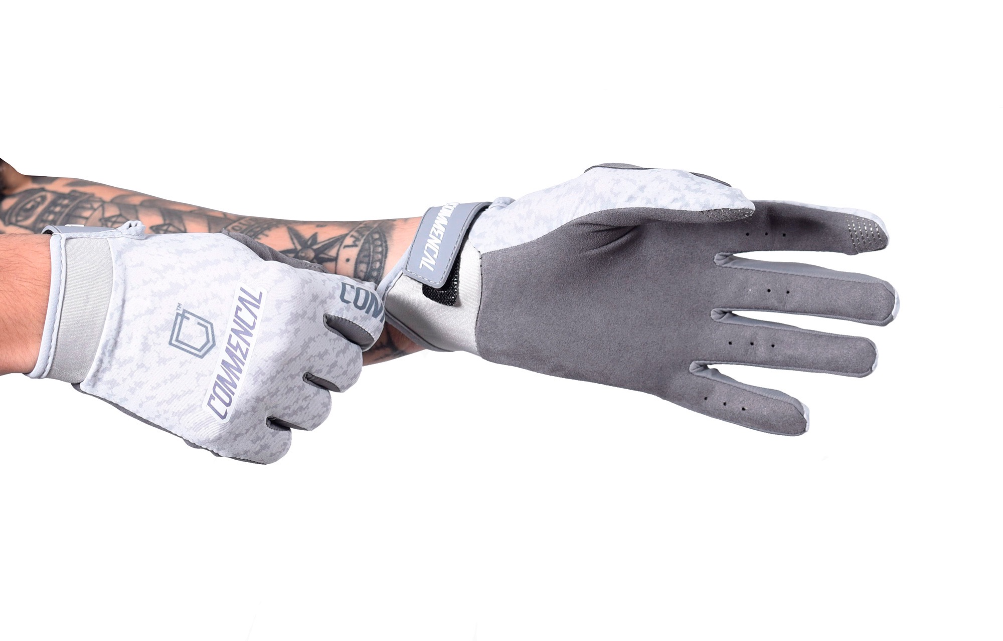 COMMENCAL GLOVES SCRATCH LIGHT GREY image number null