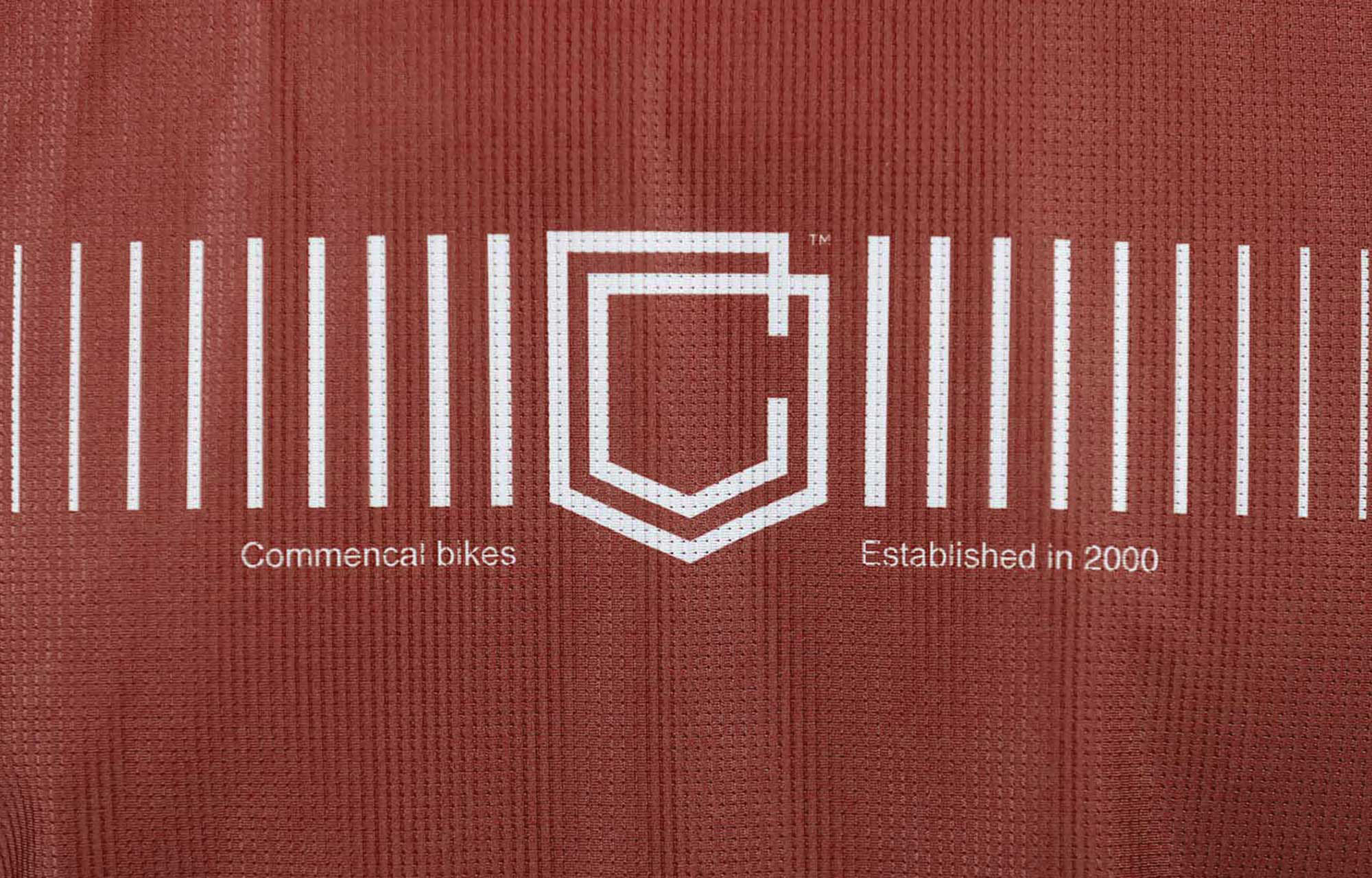 COMMENCAL LONG SLEEVE ESSENTIAL JERSEY RED DIRT image number 1